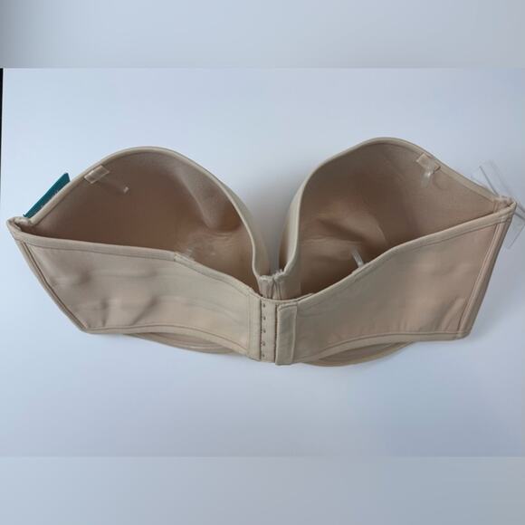 NWT Vanity Fair Beauty Back Underwire Smoothing Strapless Bra Beige
Size 42DDD - Picture 7 of 8